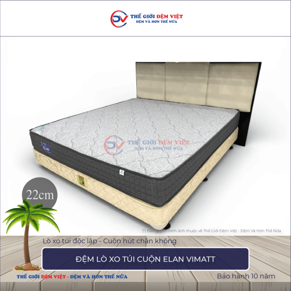 Đệm lò xo túi cuộn Elan Vimatt